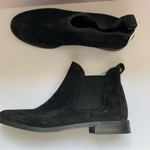 Paul Green Women Jax Fine Black Suede Chelsea Boots size Austrian 6.5/US 9 - Picture 3 of 10